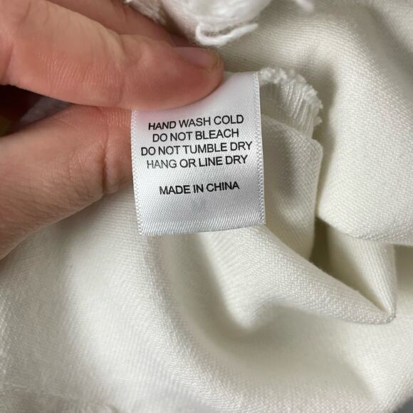 Étophe Studios | NWT White Denim Layering Jumper Sleeveless Mini Dress - Picture 7 of 7